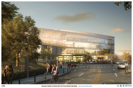 College Avenue station rendering