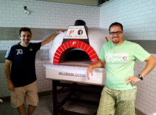 pizza oven at Italia di Gusto