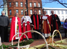 Ecumenical Blessing of the Palms in Medford Square