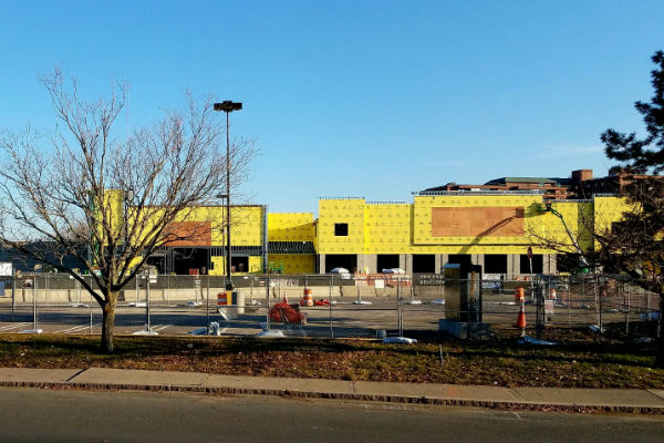 mall under construction